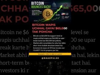 Bitcoin Bounces Back! Breaks $65,000 After Recovery#Bitcoin #CryptoNews #crytotrading #shorts #news