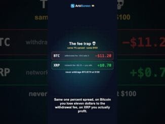 Crypto Arbitrage With $100: The Fee Trap That Kills Beginners #cryptotools #cryptoarbitrage
