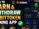 How To Earn & Withdraw On Bittoken Mining App.