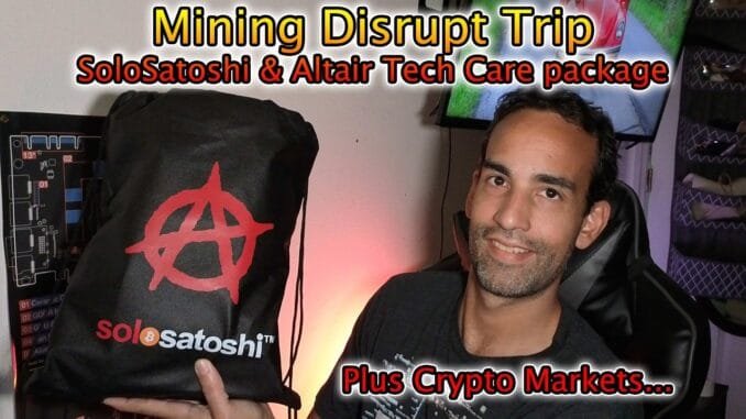 Mining Disrupt Miami Trip - What's In this SoloSatoshi & Altair Tech Care Package - C&C Show 7/25
