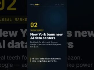 New York just banned AI data centers - TMTL News - Daily TL;DR - 2026-07-15 #Shorts