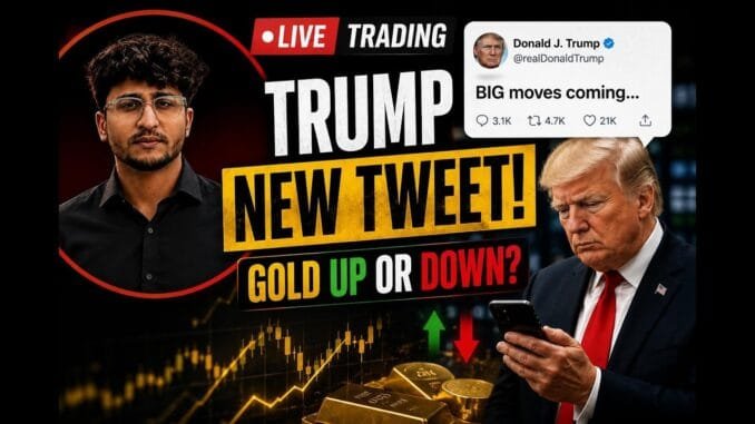 Trump New Tweet 🔴 Gold & Crypto Live Trading #gold #livetrading #deviltrader #cryptolivetrading