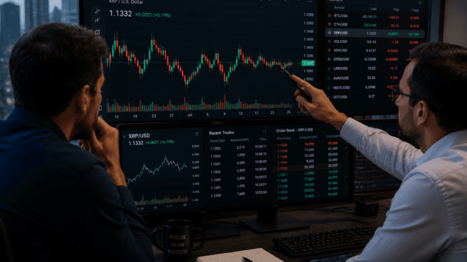 XRP faces resistance below the 50-Day EMA despite improving momentum