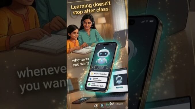🤖 Your teacher guides you. Your AI helps you practise at Learn With D Funn @learnwithdfunn #learn