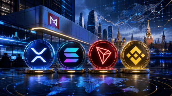 Backpack Exchange Lists TRX Spot And Perpetual Markets Moscow Exchange Adds XRP, Solana, Tron And BNB To Crypto Index Push