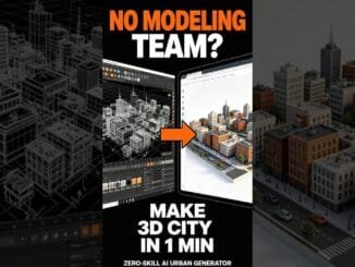 Beginners Create Full 3D Urban Districts In 1 Minute｜AI‑Driven Digital‑Twin Web Tool