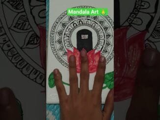 Beginners Shivalinga mandala Art 🙏🌺#shorts #viralshorts #AI creation Genz