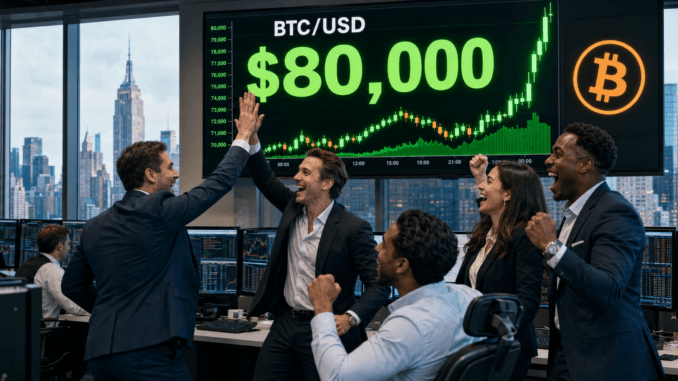 Bitcoin hits $80k for the first time since May as rally continues