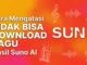 Cara Mengatasi Tidak Bisa Download Lagu Hasil Suno Ai