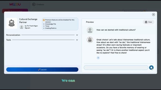 Design an AI chat bot for guides how to improve their skills in learning languages.