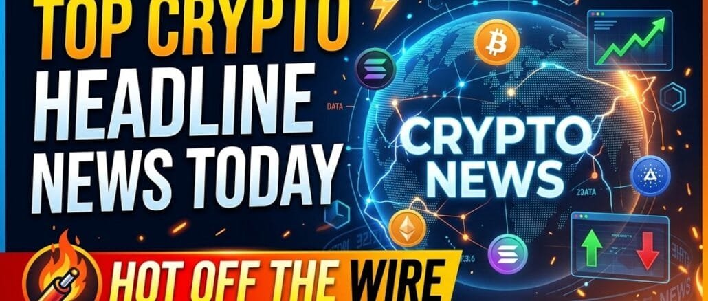 HOT OFF THE WIRE TOP CRYPTO HEADLINE NEWS TODAY -#cryptonews