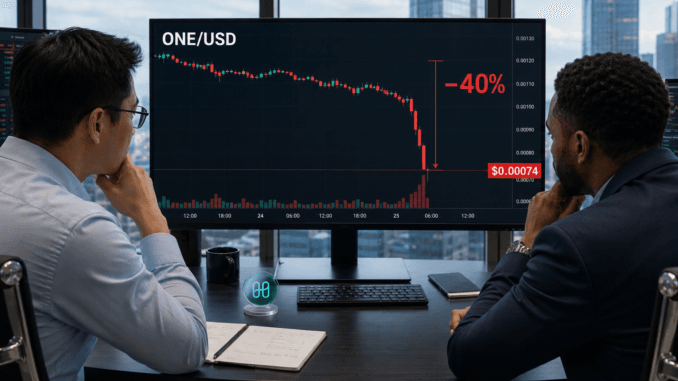 Harmony’s ONE token crashes 40% following a major exploit
