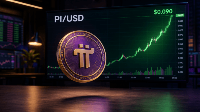 Pi Network tops $0.09 as the broader crypto market rally Pi Network tops $0.09 as the broader crypto market rally