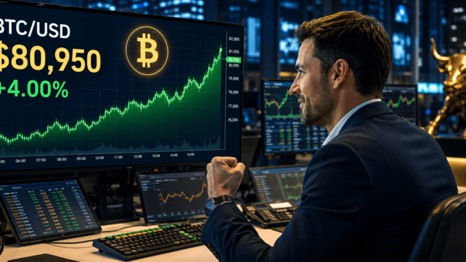 Bitcoin holds above $80,800 as bulls target $85k ahead of Bitcoin holds above $80,800 as bulls target $85k ahead of NFP