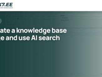 Create a knowledge base page and use AI search — X7 guide