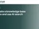 Create a knowledge base page and use AI search — X7 guide