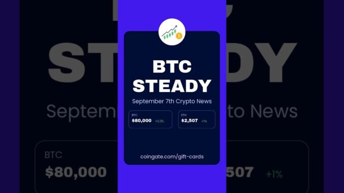 Daily crypto news Sep 7th