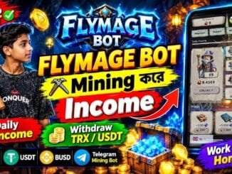 Flymage Bot Mining করে Income | Full Tutorial & Review | TRX/USDT Withdraw । new incam sait 2026 ..