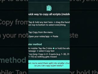 How to Copy Scripts Easily | Mobile Guide for AI & Digital Marketing 🚀