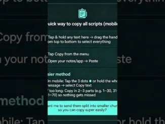 How to Copy Scripts Easily | Mobile Guide for AI & Digital Marketing 🚀