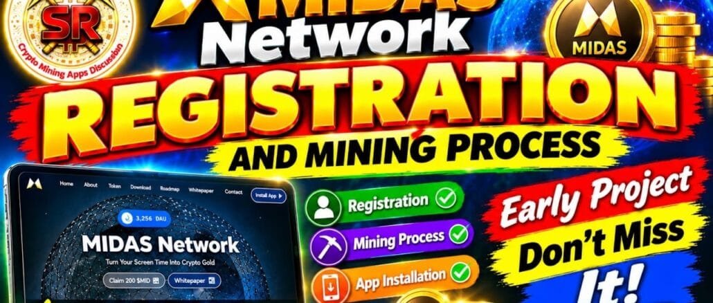 Midas New Mining Project | Midas First Time Registration Step-by-Step Guide in Telugu