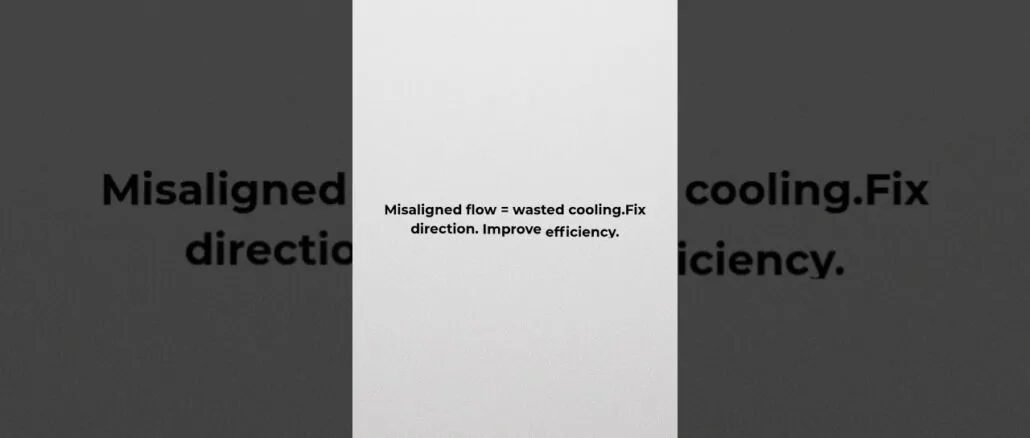Your cooling is fighting your airflow #airflowfix #asicmining #cryptomining #gpumining