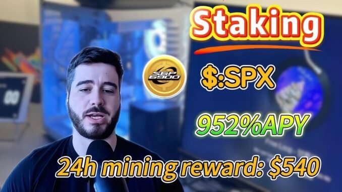 2026 Crypto Guide: Stake SPX token for 928% APY in SPX6900