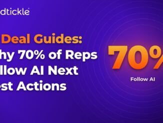 AI Deal Guides: Why 70% of Reps Follow AI Next Best Actions