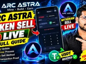 Arc Astra Mining Withdrawal & Token Sell LIVE 🔥 Full Guide by Yousif Khan