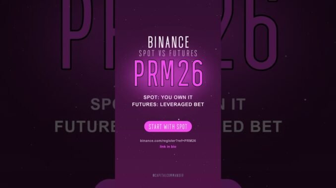 Binance Spot vs Futures: Which One Should a Beginner Actually Use?