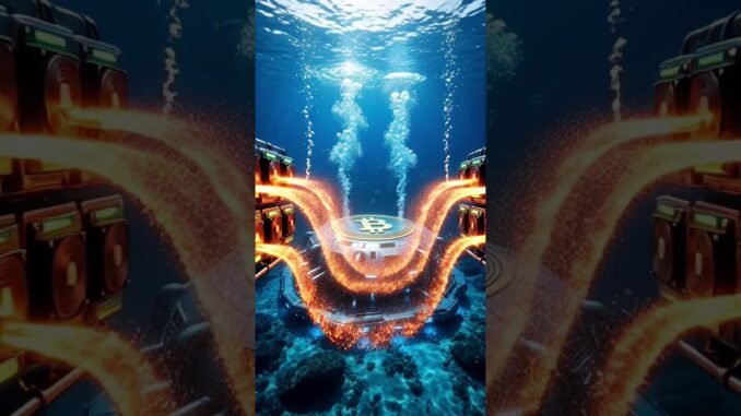 🌊 Bitcoin Mining UNDERWATER?! 😱 The Future of Crypto Mining! #Shorts #bitcoin #cryptomining