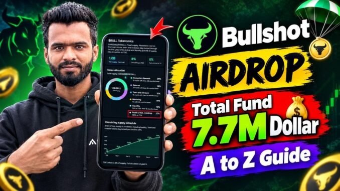 Bullshot Airdrop Join Now | Total Fund $7.7M Dollar | Bullshot Mining A to Z Guide | In Bangla