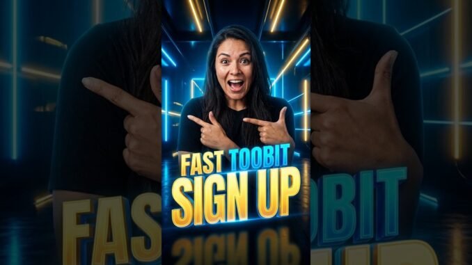 Create Your Toobit Account Fast Sign Up Guide #okx #bitget #bybit #toobit