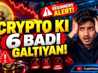 Crypto Market में Beginners की 6 बड़ी गलतियाँ 😱 | Crypto Trading Tips in Hindi | CryptoVision AI