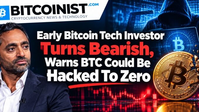 Early Bitcoin Tech Investor Turns Bearish, Warns BTC Could Be Early Bitcoin Tech Investor Turns Bearish, Warns BTC Could Be Hacked To Zero