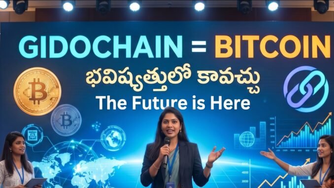 Free GidoChain crypto mining equal to Bitcoin in future #India