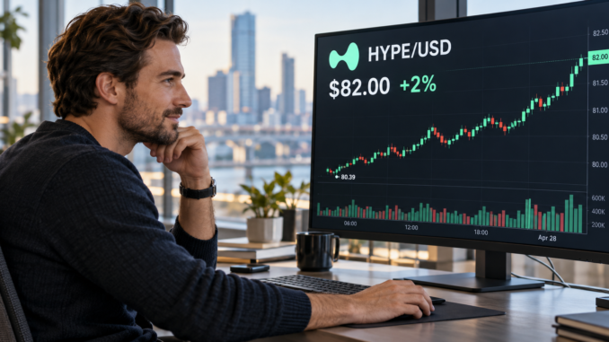 HYPE rebounds near $82 as Ripple Prime expands institutional access to Hyperliquid markets