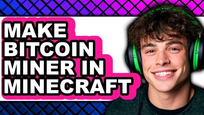 How to Make Bitcoin Miner in Minecraft - Easy Guide