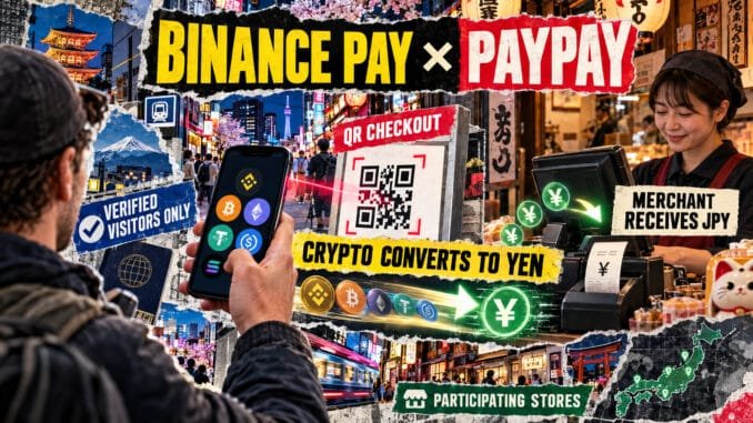 Japan’s biggest payment network opens its doors for crypto via Binance Pay