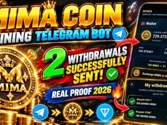 MIMA Coin Mining: Telegram Mining Bot | 2 Withdrawals Successfully Sent | Mima Coin Proof 2026