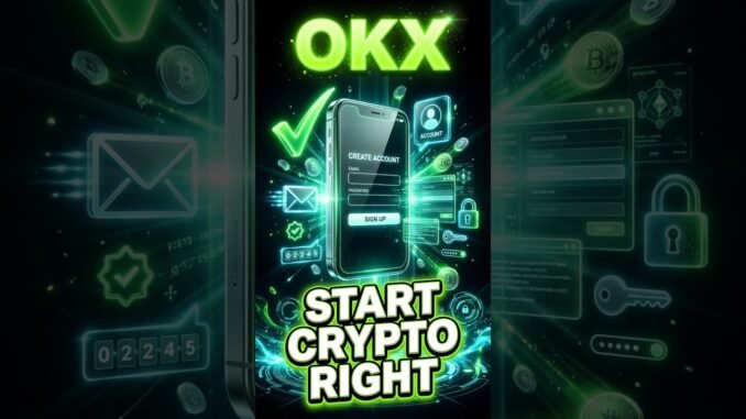 Starting Crypto Right (OKX Account Sign-Up Guide)