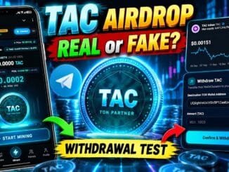 TAC Telegram Airdrop REAL or FAKE? 😱 Withdrawal Test & Full Mining Bot Review