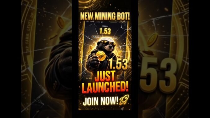 new crypto mining bot join now Just launched few minutes link in my telegram channel #cryptomining